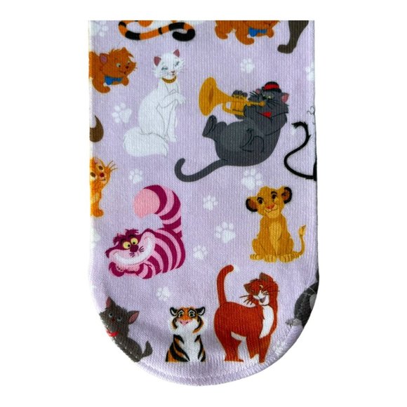 Disney Cats of Disney Aristocats Simba Cheshire Cat Scar Figaro Lucifer Socks - Picture 6 of 8